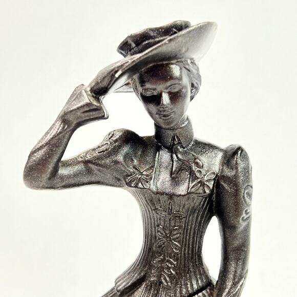 Vintage Avon Lady Cast Metal Award Statue - Picture 4 of 8